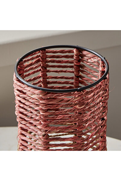 erorex Splendid Metal Wired Cylindrical Vase - 13x13x25 cm
