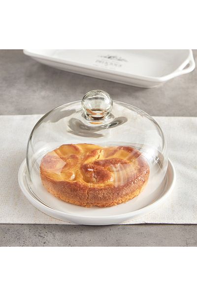 erorex Sweet Home Cake Plate with Lid - 25.5 cm