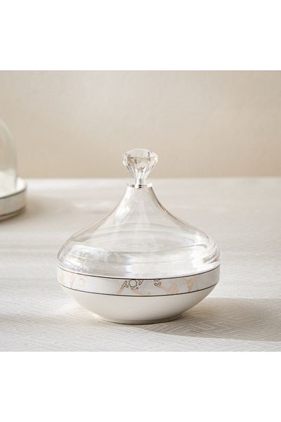erorex وعاء دائري مع غطاء من سكاي لاين ميراج - 14 سم
