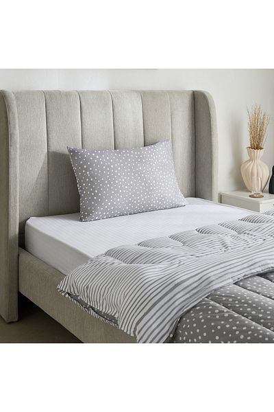 erorex Ontario 2-Piece Clove Printed Microfiber Twin Comforter Set - 160x220 cm