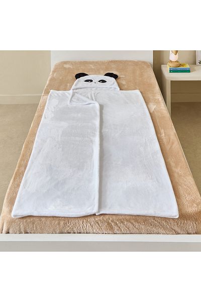 erorex Playland Panda Flannel Blanket - 127x152 cm