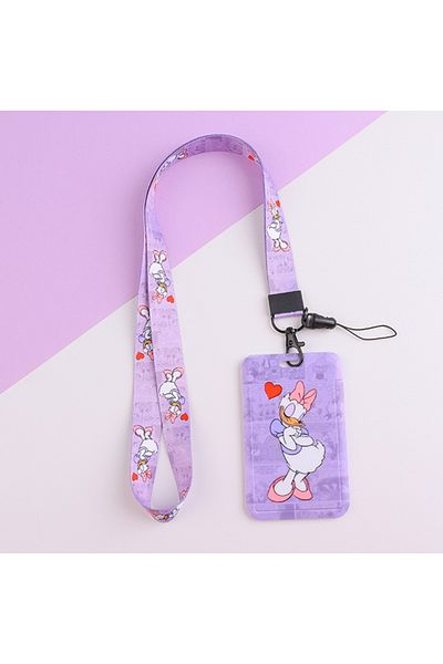 Disney Disney Minnie Card Holders Lanyards Girls Door Card Case Hanging Rope Badge Holder Neck Strap Bus...