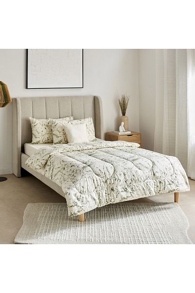 erorex Valencia Cairns 5-Piece BIAB Printed Cotton Twin Comforter Set - 160x220 cm