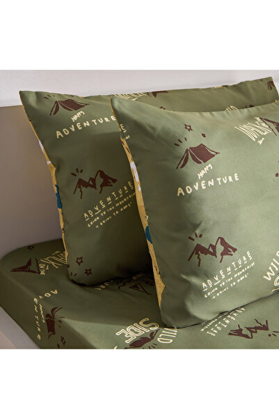 erorex Joy Adventurer Camp 2-Piece Microfibre Pillow Cover Set - 50x75 cm