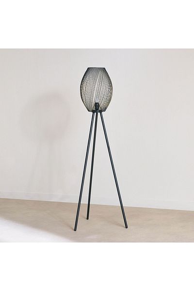 erorex Aron Metal Tripod Floor Lamp with Metal Shade - 61x167 cm