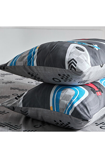 erorex Tom Gearhead Cars 2-Piece Microfibre Pillow Cover Set - 50x75 cm