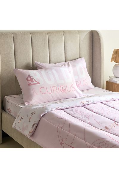 erorex Princess Never Stop Dreaming 2-Piece Twin Comforter Set - 160x220 cm