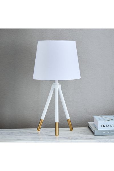 erorex Marisha Metal Tripod Table Lamp - 23x43 cm