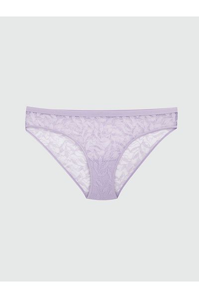 LC Waikiki LCW DREAM Σλιπ μπικίνι λιλά δαντέλα