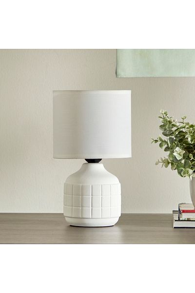 erorex Gletan Ceramic Table Lamp - 15x15x30 cm