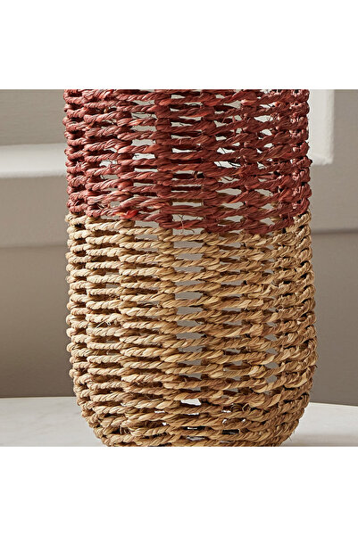 erorex Splendid Metal Wired Cylindrical Vase - 14x14x25.5 cm