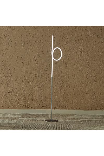 erorex Stark 20W 6000K Metal LED Floor Lamp with Silicone Tube - 36x25x158 cm