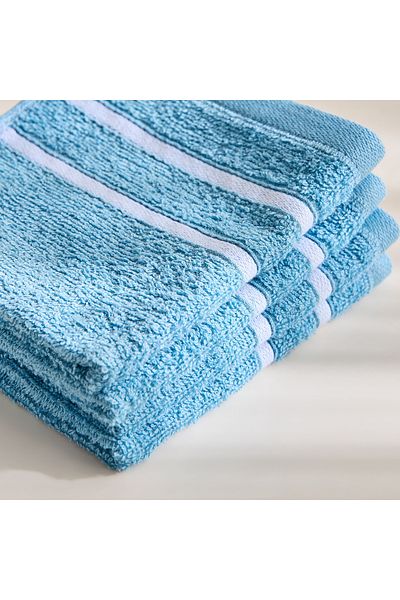 erorex Snoopy Kids Carded 4-Piece Face Towel Set - 30x30 cm