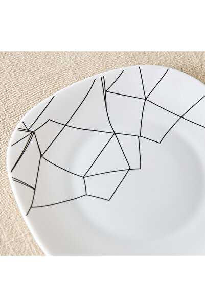 erorex Crackle Opalware Side Plate - 20 cm