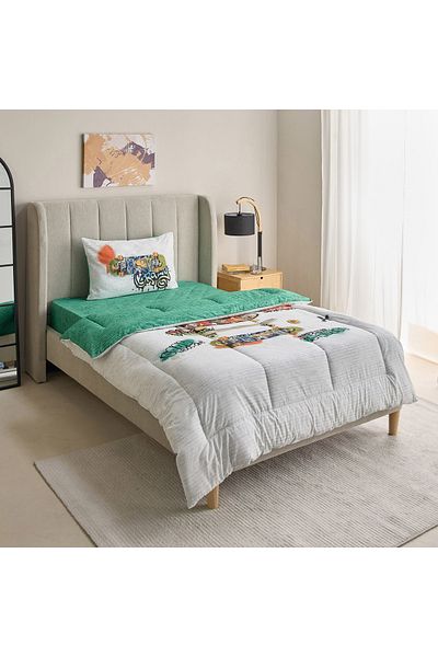 erorex Tom Gearhead 2-Piece Freestyle Twin Cotton Comforter Set - 160x220 cm