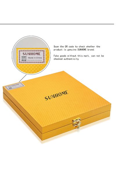 Sunhome 16-Piece Stainless Steel Cutlery Set Gold