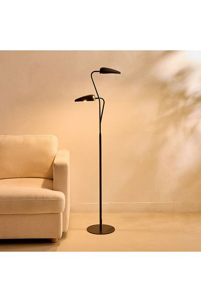 erorex Collett 2-Lights Metal Floor Lamp - 405x25x142 cm