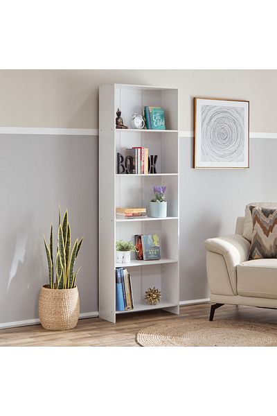 erorex Jazz Agata Bookcase with 5 Shelves
