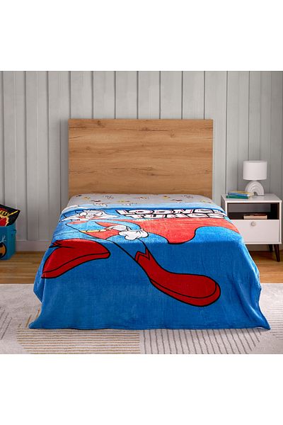 erorex Looney Tunes Flannel Twin Blanket - 150x200 cm