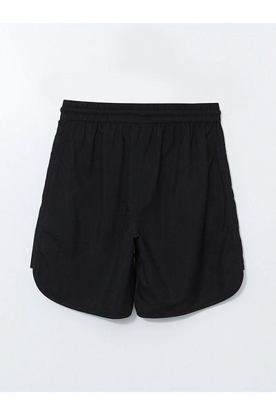 LC Waikiki Lcw Dream Black Women's Elastic Waist Swim Shorts