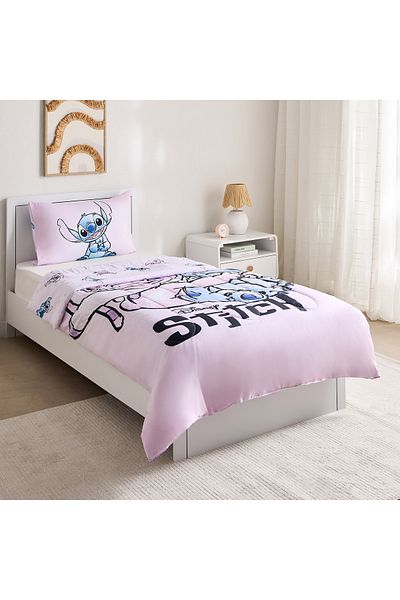 erorex Stitch 2-Piece Single Comforter Set - 135x220 cm