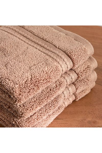 erorex Cloud Soft Serene Zero Twist 4-Piece Face Towel Set - 30x30 cm