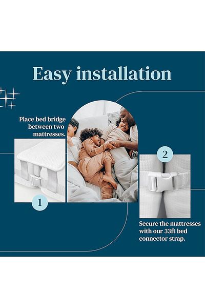 COOYA Wide Bed Bridge Twin to King Converter Kit,Make Twin Beds Into King,200*30*8cm