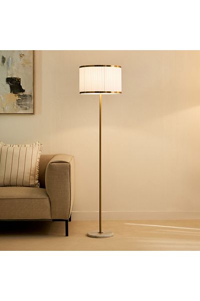 erorex Deme Askar Metal Floor Lamp with Shade - 163 cm