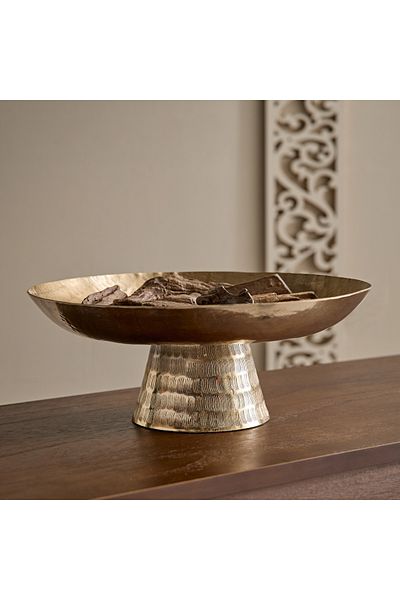 erorex وعاء أريزونا المصنوع من الألومنيوم ذو القاعدة الدائرية - 35×25×14 سم
