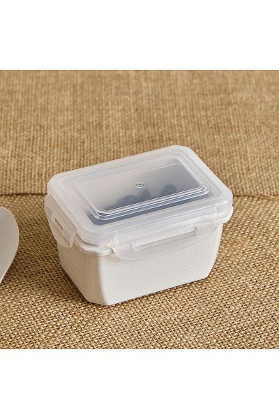 erorex Rice Husk Food Container - 10.3x7.5x5.7 cm