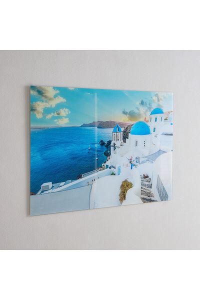 erorex Fista Sunset Tempered Glass Wall Art - 60x90 cm