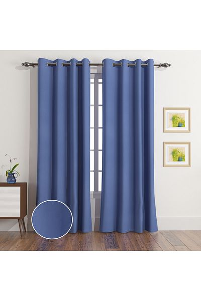 erorex Uni 4-Piece Blackout Curtain Set - 140x300 cm