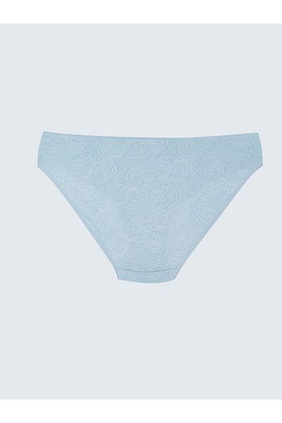 LC Waikiki Chiloți de bikini cu model albastru LCW DREAM