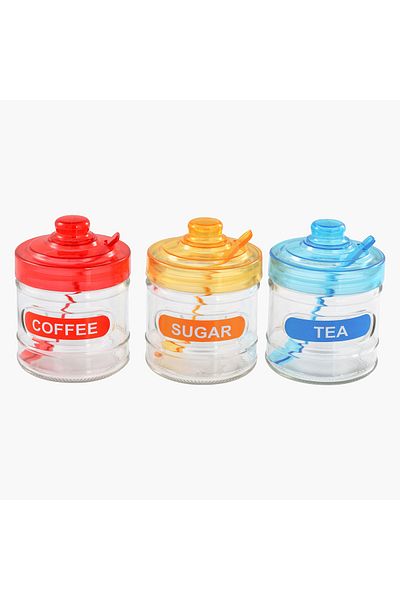 erorex Madeline Canister and Spoon - Set of 3