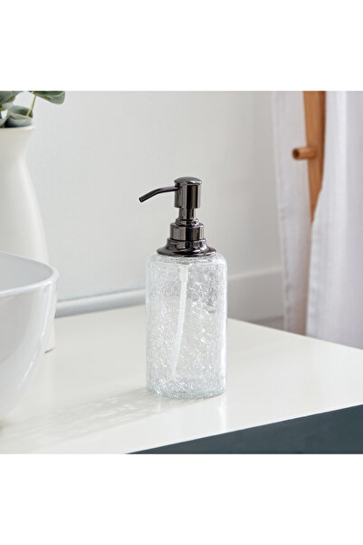Generic موزع الصابون الزجاجي الكريستالي