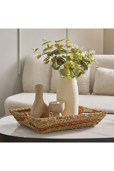 erorex سلة مطبخ مستطيلة مخروطية الشكل من ناتشورووم - 45×35×8 سم
