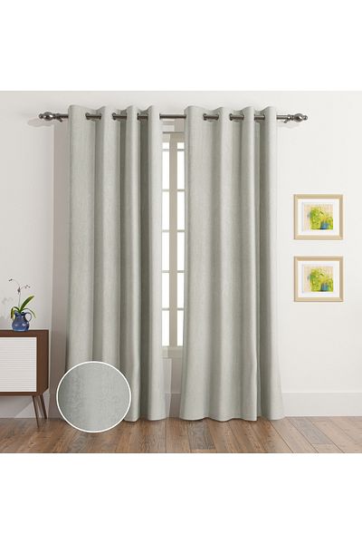 erorex Amelia 2-Piece Extra Long Blackout Curtain Set - 140x300 cm