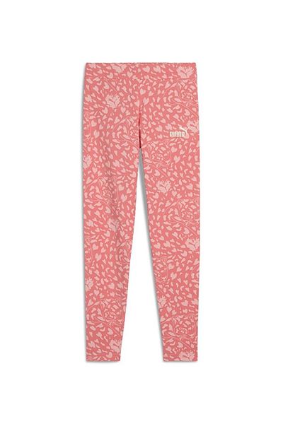 Puma Colanti roz pentru fete 68511124 -Leggings FLAMING LOVE AOP