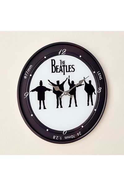 erorex Fero Beatles Tinted Glass Clock - 38x4.5x38 cm