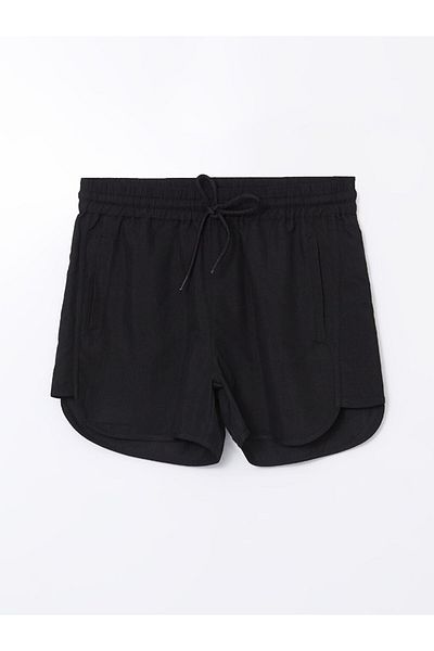 LC Waikiki LCW DREAM Μαύρο γυναικείο μαγιό με ελαστική μέση