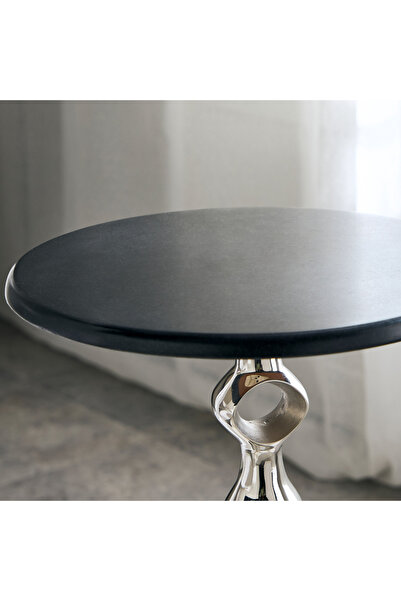 erorex Archie Genuine Marble Top Accent Table