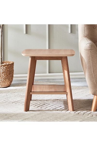 erorex Nordic End Table with Shelf