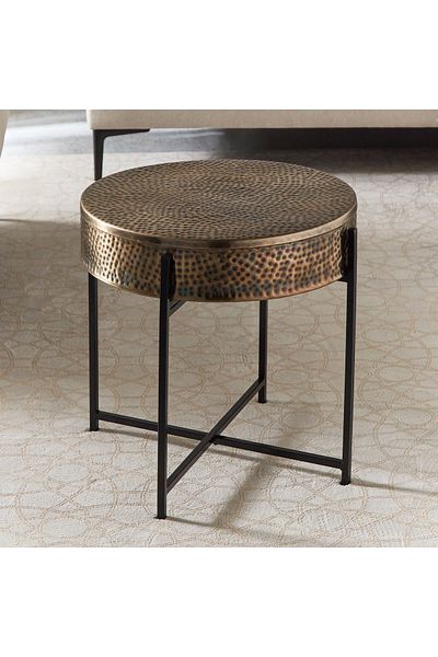 erorex Menagerie Hammered End Table