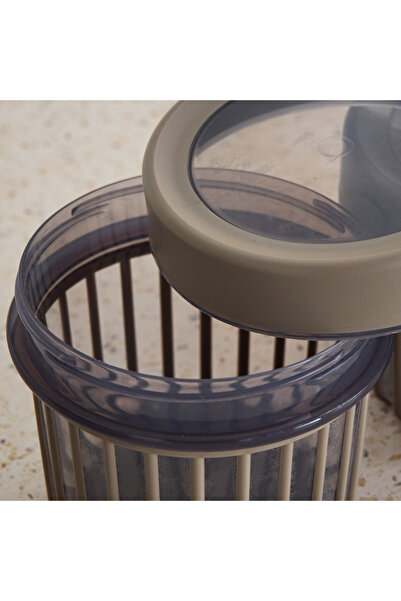 erorex Foly Life 3-Piece Linea Round Storage Box Set - 550 ml