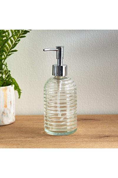 Generic Vega Glass Soap Dispenser - 7.5x7.5x18.5 cm