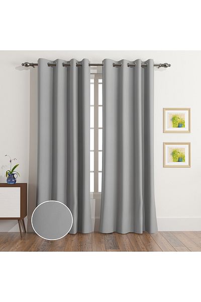 erorex Uni 4-Piece Blackout Curtain Set - 140x300 cm