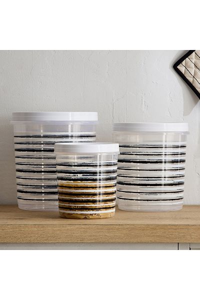 erorex Spectra 3-Piece Crystal Container Set