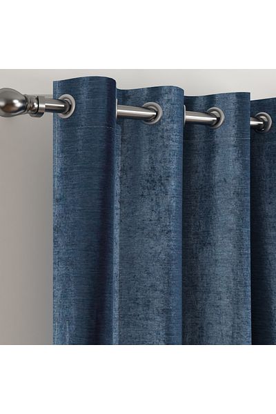 erorex Stella 2-Piece Extra Long Chenille Curtain Set - 140x300 cm