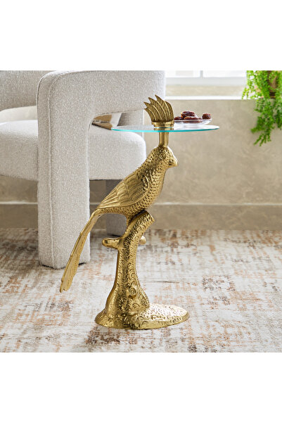 Generic طاولة جانبية من الزجاج من كافون إيف