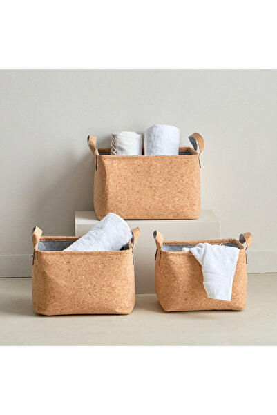 Generic مجموعة سلة من الفلين من إيدن مكونة من 3 قطع